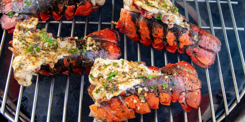 Grilled Lobster Tails | Big Green Egg