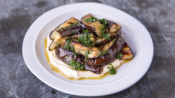 Roasted Eggplant with Tahini Yoghurt | Gozney