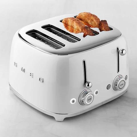 Smeg 4-Slice Toaster TSF03WHUS IMAGE 7