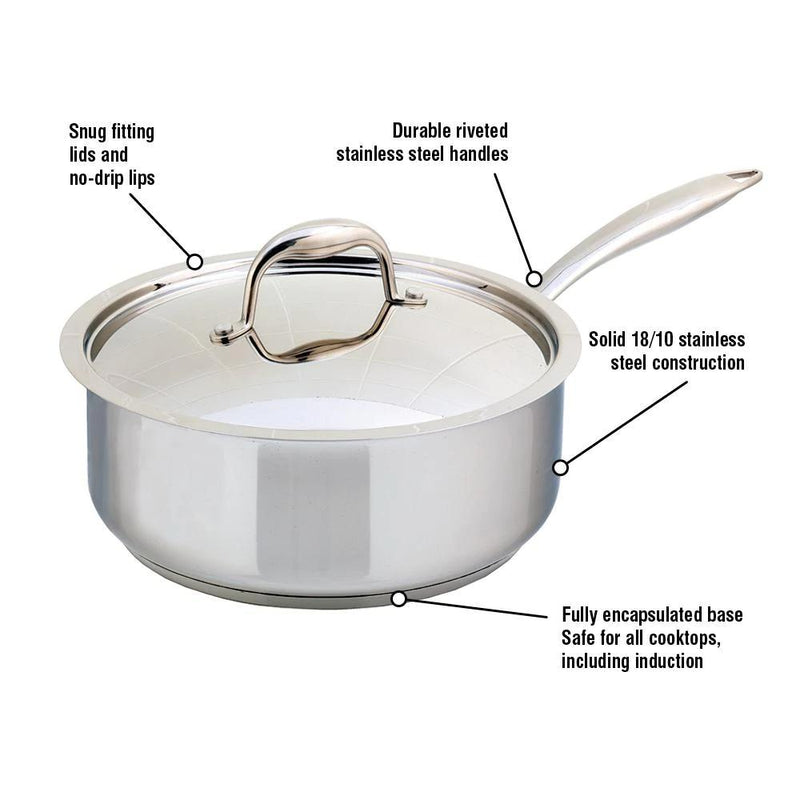 Meyer Accolade 3L Sauté Pan with Lid 2208-22-03 IMAGE 3