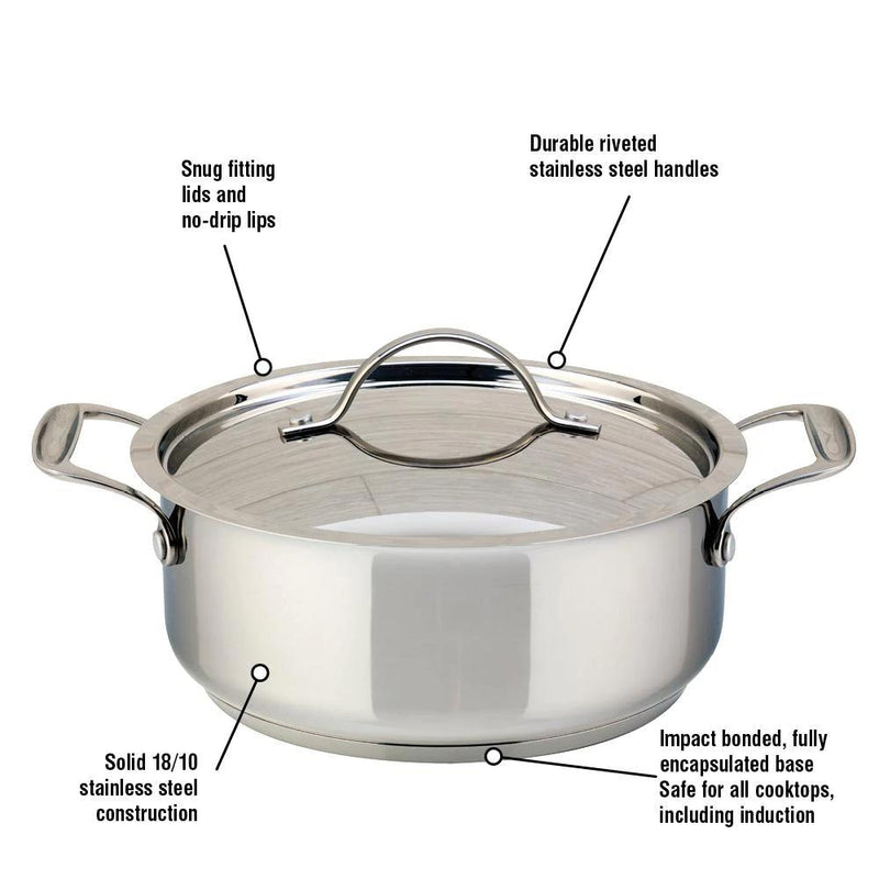 Meyer Confederation 3L Casserole with Lid 2409-22-03 IMAGE 3