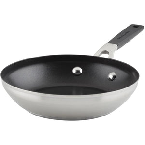 KitchenAid 8in Stainless Steel Non-Stick Frying Pan 71019 IMAGE 1