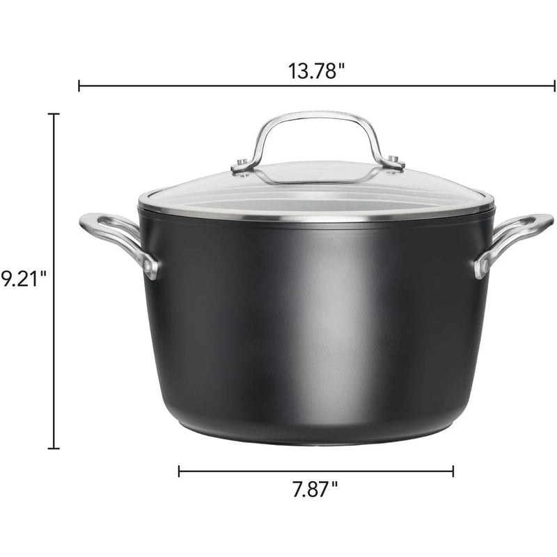 KitchenAid 8qt Hard Anodized Induction Non-Stick Stock Pot with Lid 80128 IMAGE 2