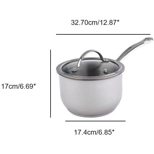 Meyer Nouvelle 2.1L Saucepan with Lid 8506-16-21 IMAGE 2