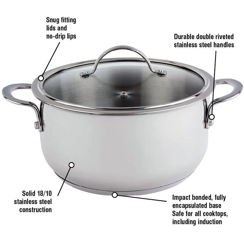 Meyer Nouvelle 5.4L Dutch Oven with Lid 8507-24-54 IMAGE 3