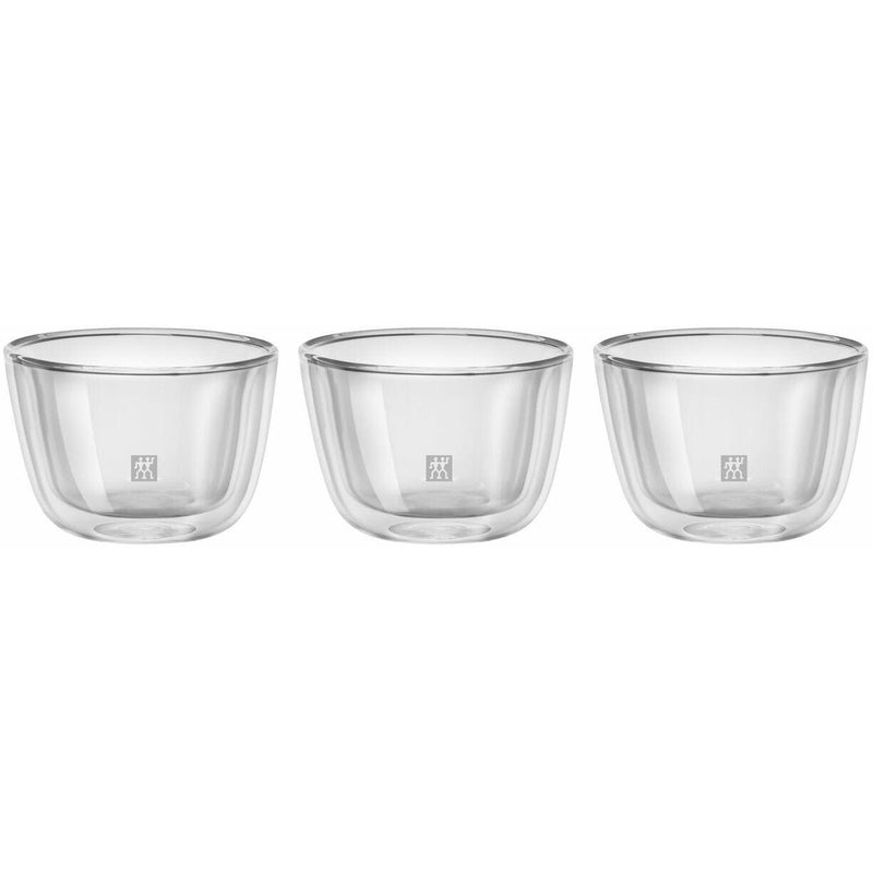 Zwilling Sorrento 3-Piece Borosilicate Glass Double-Wall Glass Bowl Set 1003104 IMAGE 1