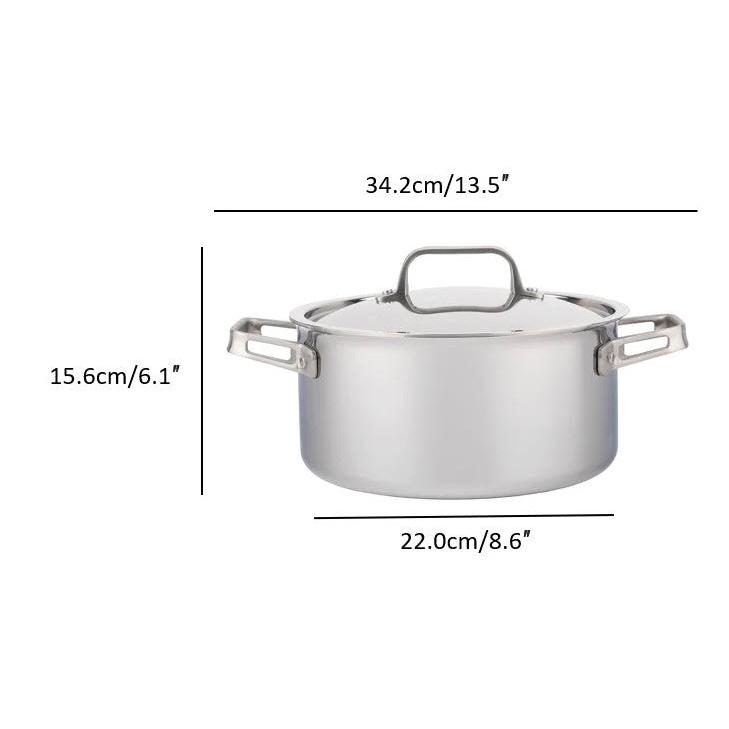 Meyer ProClad 5L Dutch Oven with Lid 3807-24-51 IMAGE 3