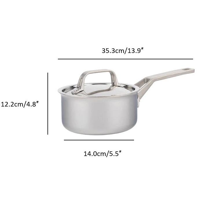 Meyer ProClad 1.6L Saucepan with Lid 3806-16-16 IMAGE 3