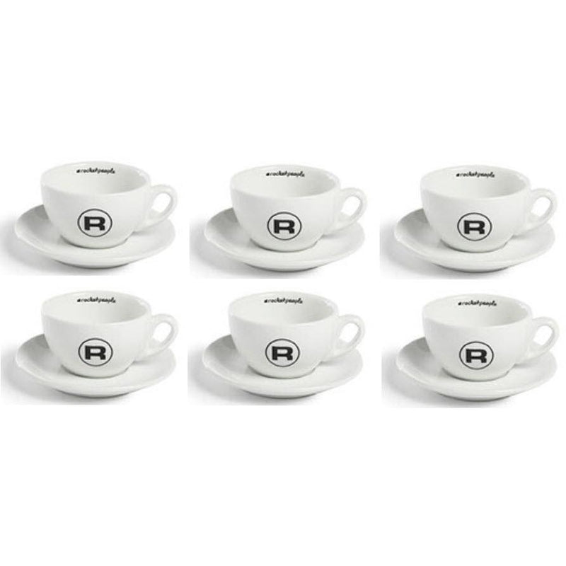 Rocket Espresso Milano Hashtag Cappuccino Cups - Set of 6 R01-RA99907208 IMAGE 2