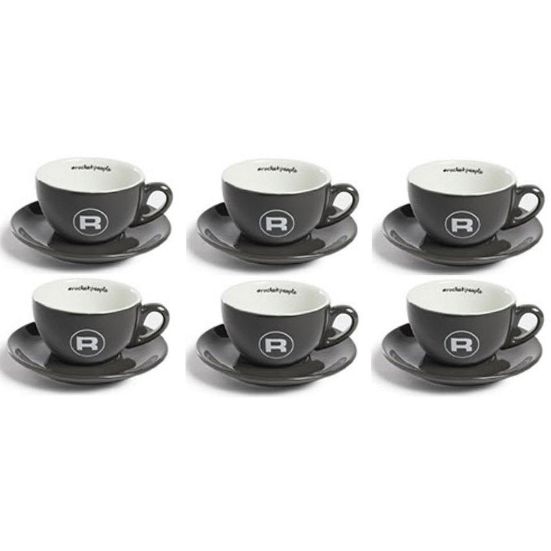 Rocket Espresso Milano Hashtag Cappuccino Cups - Set of 6 R01-RA99907207 IMAGE 2