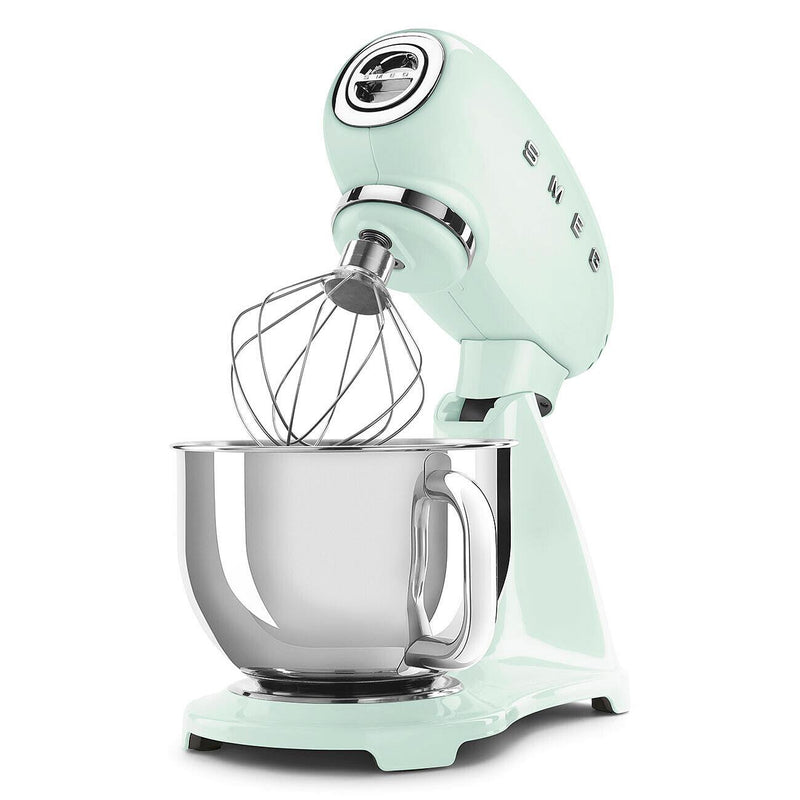 Smeg 50's Retro Style Aesthetic 5 Quart Stand Mixer with 600 W SMF03PGUS IMAGE 2