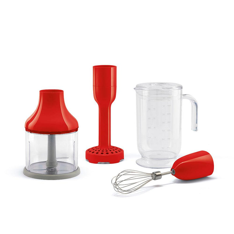 Smeg Smeg 50's Retro Style Aesthetic Hand Blender and Accessories Set HBF22RDUS IMAGE 12