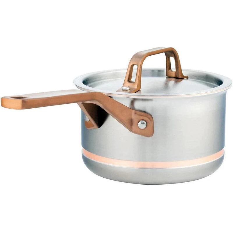 Meyer CopperClad 2 L Saucepan with Lid 3906-16-02 IMAGE 1