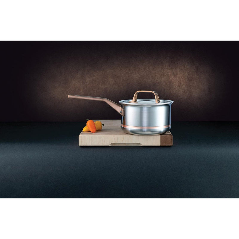 Meyer CopperClad 1.6 L Saucepan with Lid 3906-16-16 IMAGE 2