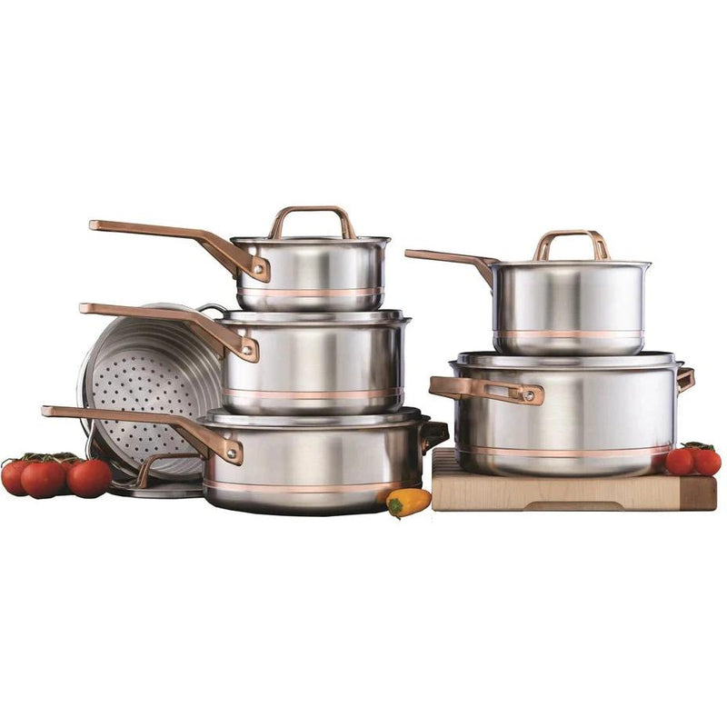 Meyer CopperClad 12-Piece Cookware Set 3901-12-00 IMAGE 1
