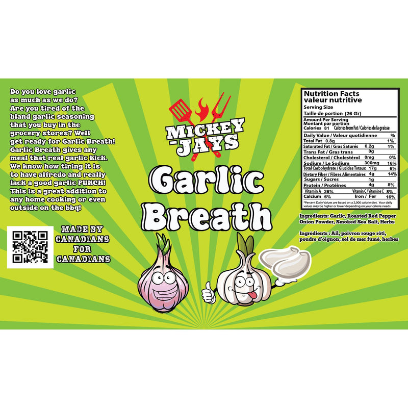 Mickey Jays Garlic Breath Seasoning MJGBSM IMAGE 2