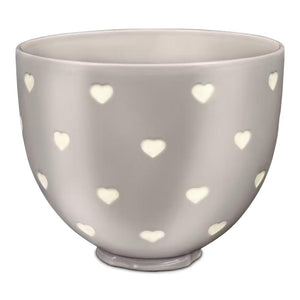 KitchenAid 5 Quart Layered Hearts Ceramic Bowl KSM2CB5CH IMAGE 1