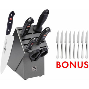 Zwilling 7-Piece Tradition Knife Block Set with Bonus Steak Set 1019241 IMAGE 1