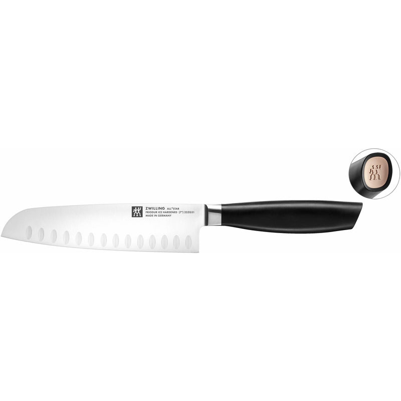 Zwilling 8-inch ALL*STAR Santoku Knife - Rose Gold Logo 1022861 IMAGE 1