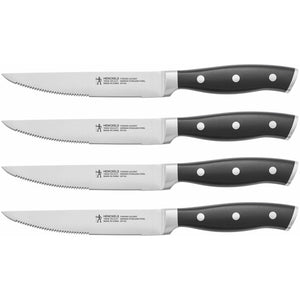 Henckels 4-Piece Forged Accent Steak Knife Set - Black 1011268 IMAGE 1