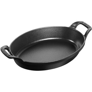 Staub Cast Iron Oval Oven Dish - 24 cm 40509-393 IMAGE 1