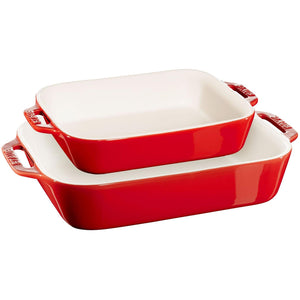 Staub 2-Piece Rectangular Baking Dish Set 40508-627 IMAGE 1