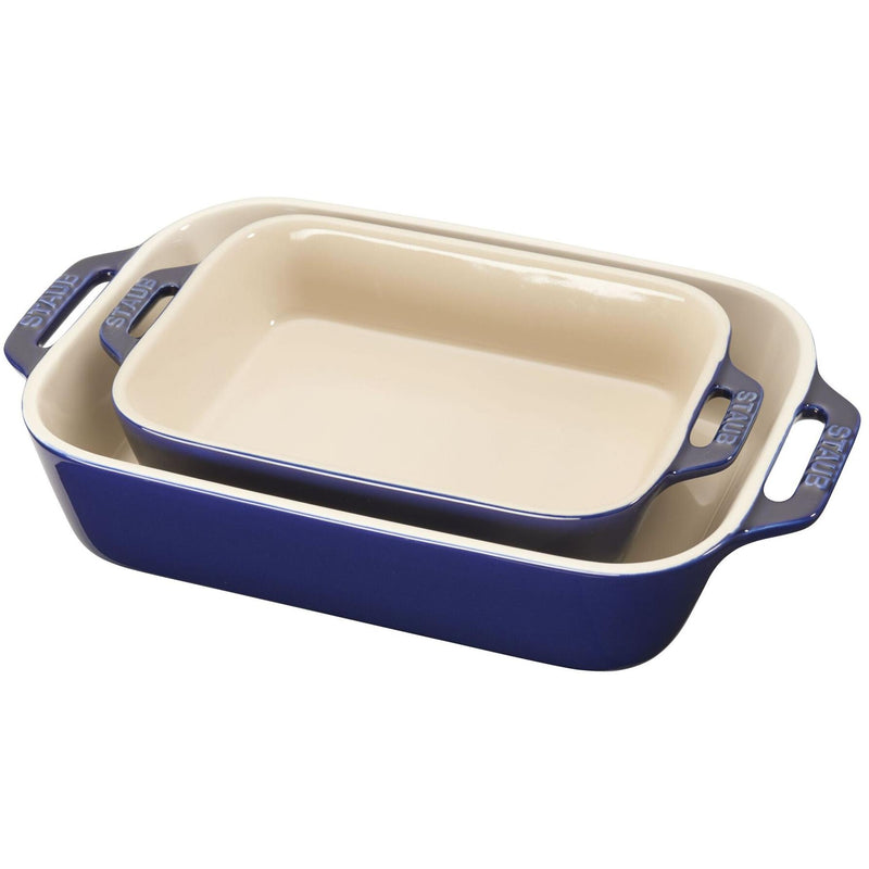 Staub 2-Piece Rectangular Baking Dish Set 40508-628 IMAGE 1