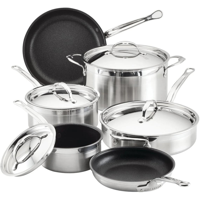 Hestan ProBond Professional Clad Stainless Steel TITUM Nonstick Ultimate Set - 10-Piece 31644 IMAGE 1