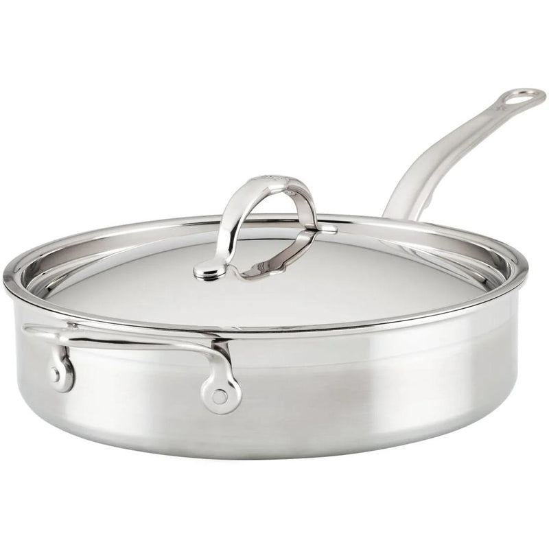 Hestan ProBond Professional Clad Stainless Steel TITUM Nonstick Saute Pan with Lid, 3.5-Quart 31707 IMAGE 1