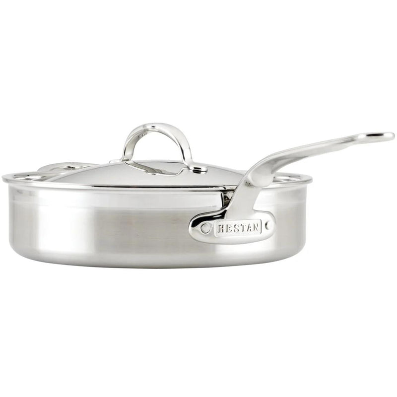 Hestan ProBond Professional Clad Stainless Steel TITUM Nonstick Saute Pan with Lid, 3.5-Quart 31707 IMAGE 3