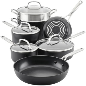 KitchenAid Hard-Anodized Induction Nonstick Cookware Set, 11-Piece 80120-TF05 IMAGE 1