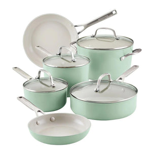 KitchenAid Hard Anodized Ceramic Cookware Set, 10-Piece 84825-T IMAGE 1