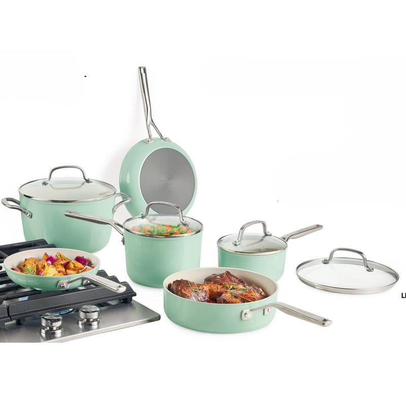 KitchenAid Hard Anodized Ceramic Cookware Set, 10-Piece 84825-T IMAGE 2