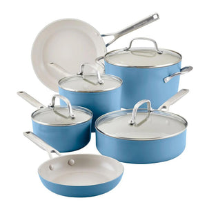 KitchenAid Hard Anodized Ceramic Cookware Set, 10-Piece 84830-T IMAGE 1