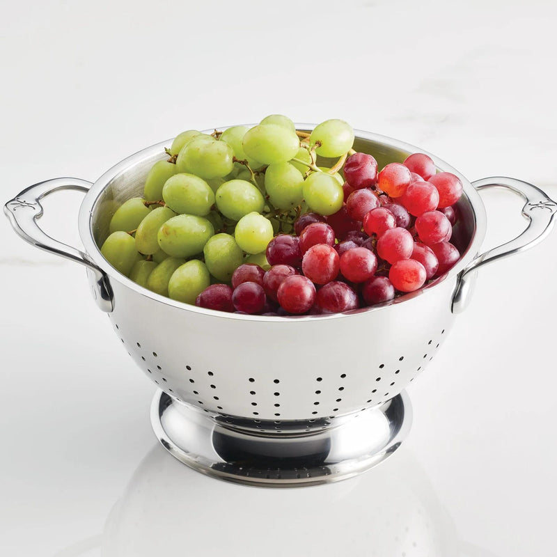 Hestan Provisions Stainless Steel Colander, 3-Quart, Stainless Steel 48693-C IMAGE 2