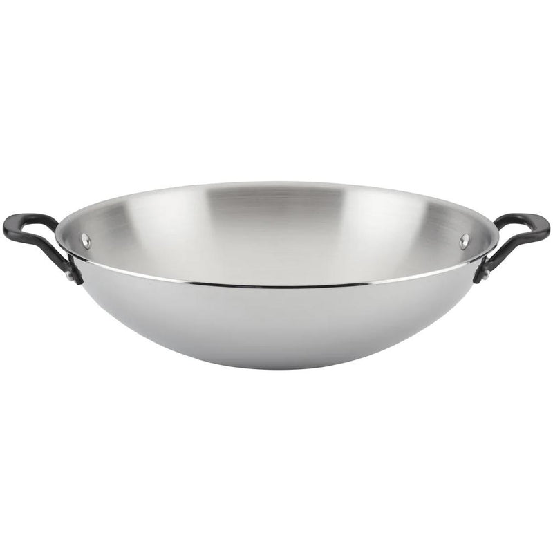 KitchenAid 5-Ply Clad Stainless Steel Wok 30008-TF05 IMAGE 1