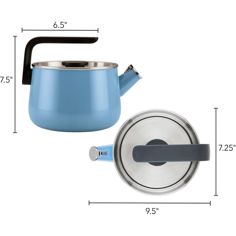 KitchenAid Enamel-On-Steel Kettle - 2Qt 48748-S IMAGE 4