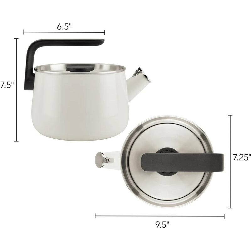 KitchenAid Enamel-On-Steel Kettle - 2Qt 49080-S IMAGE 4