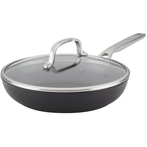 KitchenAid Hard Anodized Induction Frying Pan with Lid, 10-Inch 80122-TF05 IMAGE 1