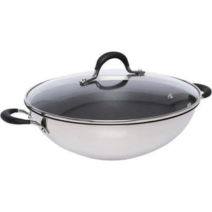 Meyer SuperSteel Wok with Lid - 13"/32cm 3502-32-00 IMAGE 1