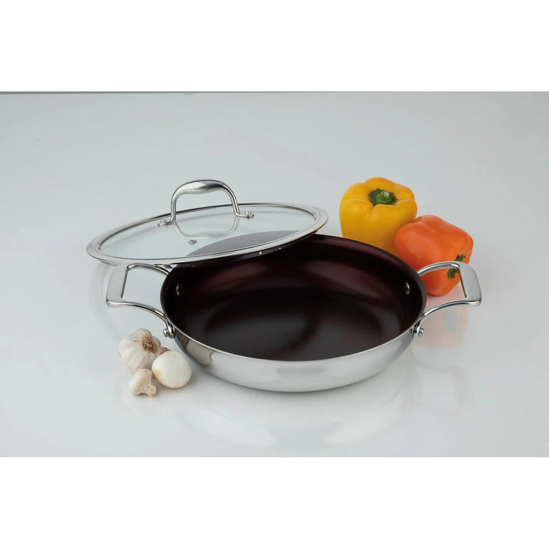 Meyer SuperSteel Everyday Non Stick Skillet with Lid - 28cm/11" 3513-28-00 IMAGE 5