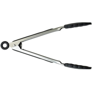 Meyer 9" Stainless Steel Locking Tongs with Silicone 48197 IMAGE 1