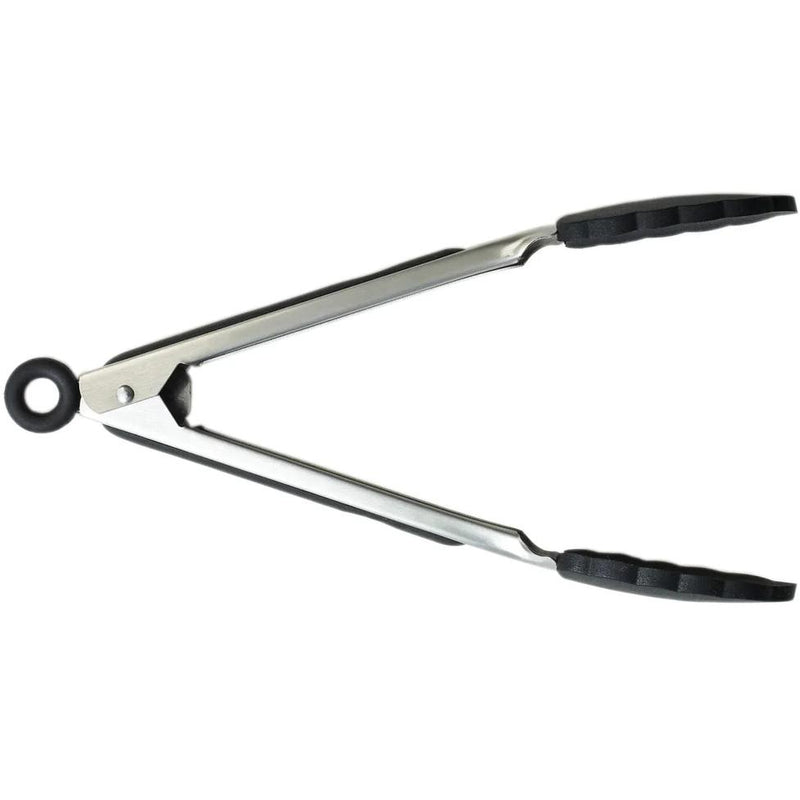 Meyer 9" Stainless Steel Locking Tongs with Silicone 48197 IMAGE 1