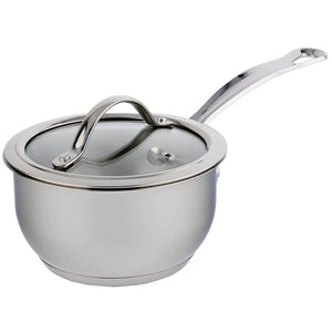 Meyer Nouvelle Stainless Steel Saucepan with Tempered Glass Lid - 1.1L 8506-14-11 IMAGE 1