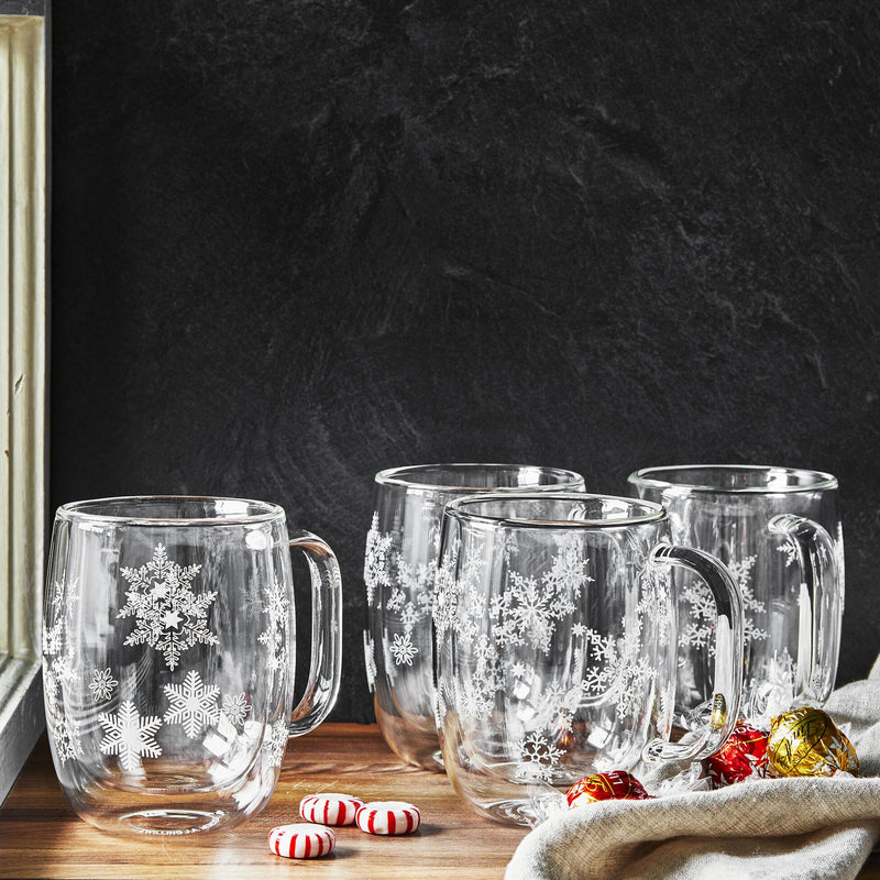 Zwilling Sorrento Plus Snowflake Double-Walled Mug Set - 4-Piece 1019476 IMAGE 2