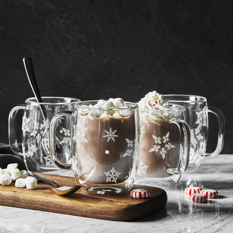 Zwilling Sorrento Plus Snowflake Double-Walled Mug Set - 4-Piece 1019476 IMAGE 3