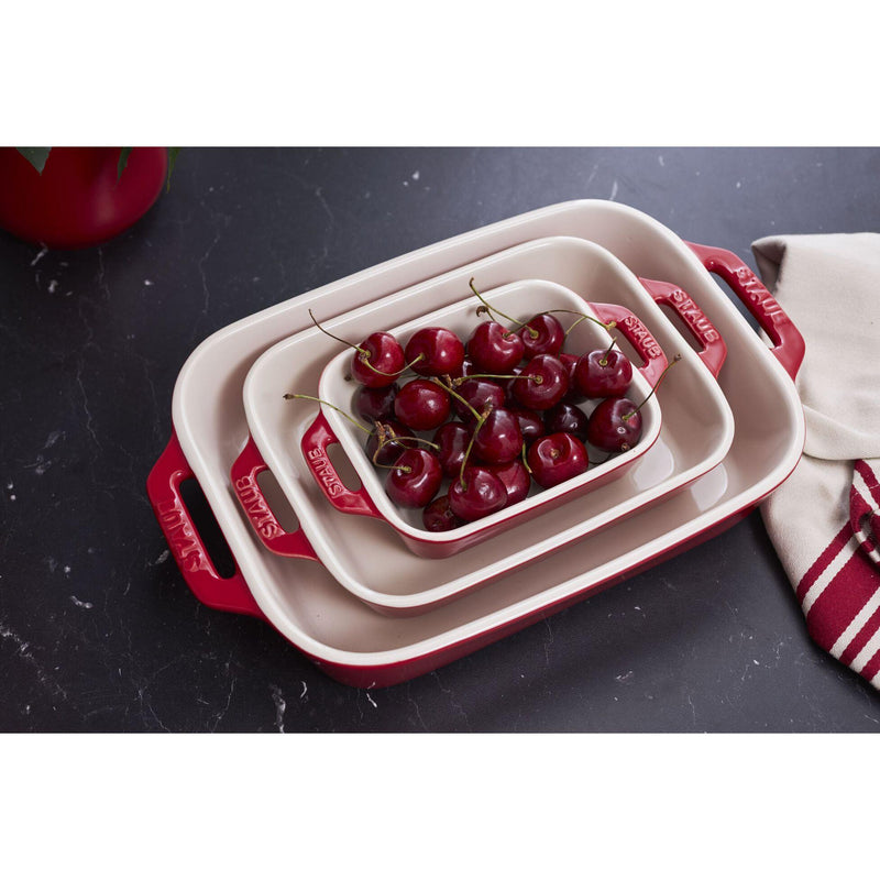 Staub Ceramique Rectangular Baking Dish Set - 3-Piece 1008690 IMAGE 10