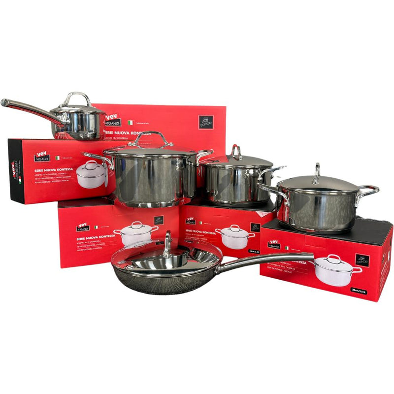 VeV Vigano 10-Piece Cookware Set VEVITALIANO10 IMAGE 3