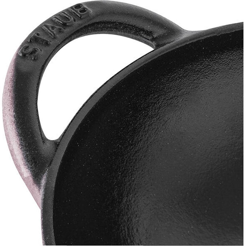 Staub 6.5-inch Cast Iron Mini Wok 1022146 IMAGE 3