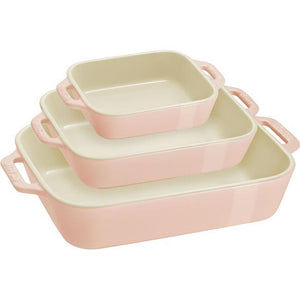 Staub 3-Piece Rectangular Baking Dish Set 1025099 IMAGE 1